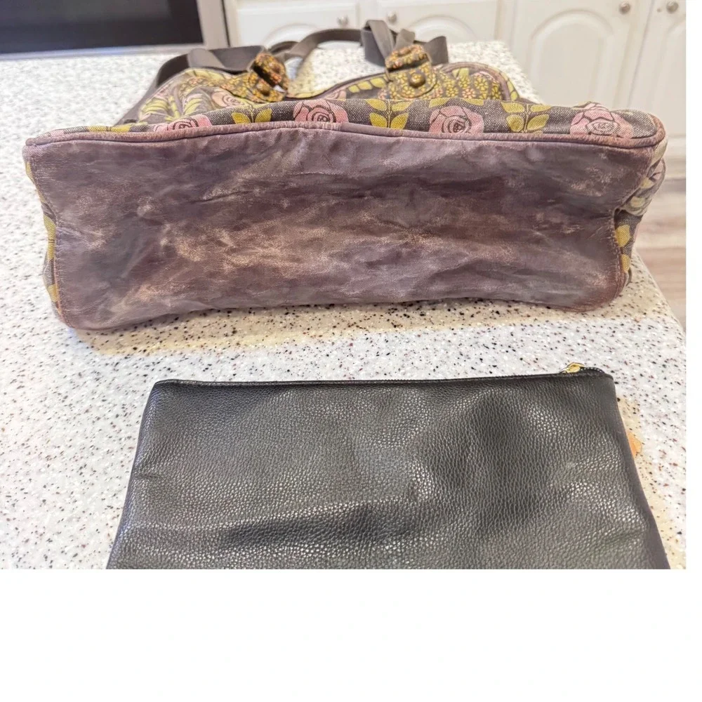 Petunia Pickle Bottom‎ Backpack Floral  Convertible Tote and pouch preloved